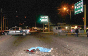 The body of Salih Abdulaziz Sahbaz, a high-ranking member of the United Nations gang of Canada who was executed in the Mexican state of Sinaloa. (Photo by Reuters)